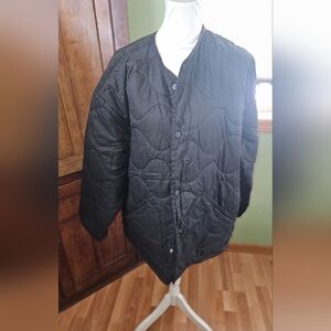 H&M Black Quilted Jacket